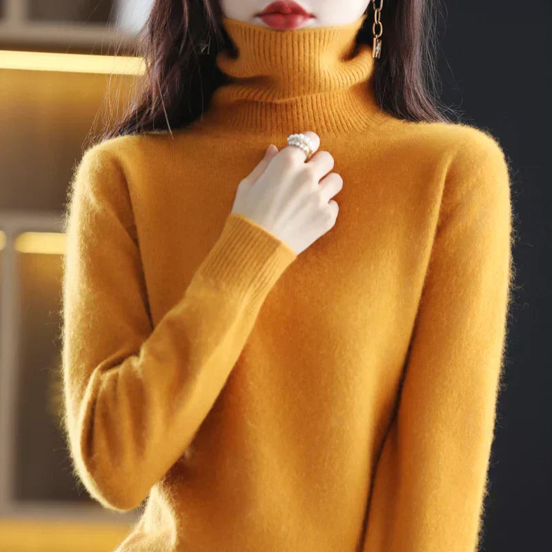Weicher Rollkragenpullover aus Kaschmir | Damen