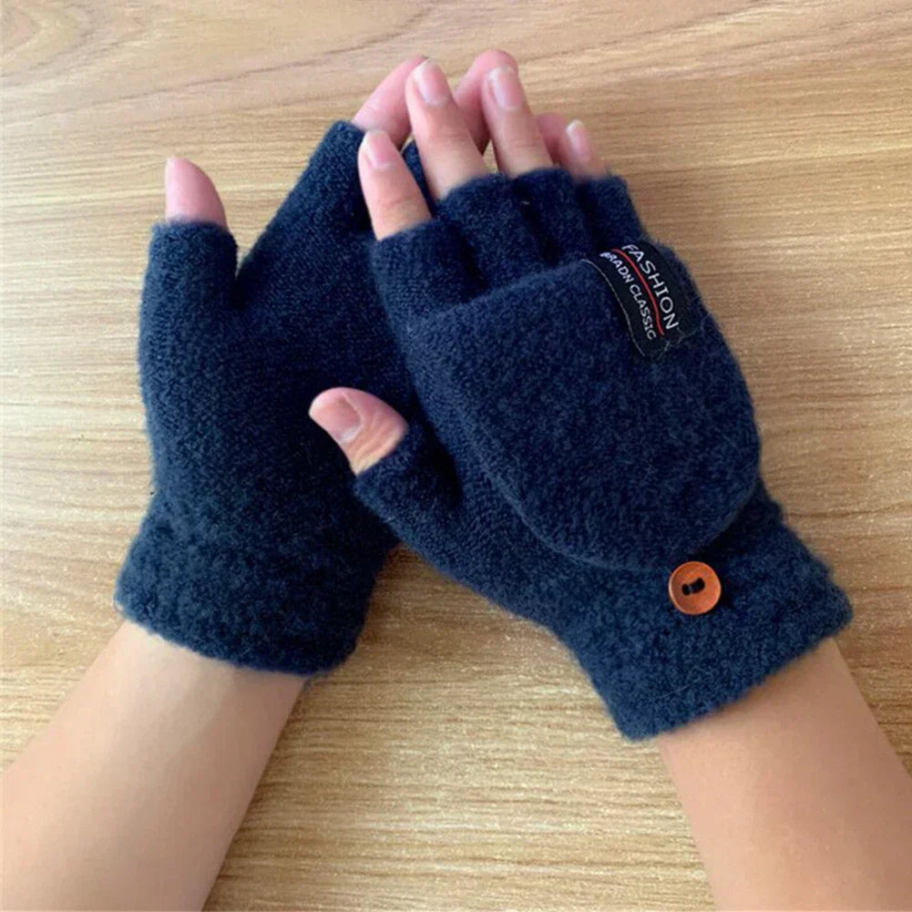 ThermoLoom USB beheizte Handschuhe | 3 Heizstufen | Weiches Strickmaterial | Unisex Einheitsgröße
