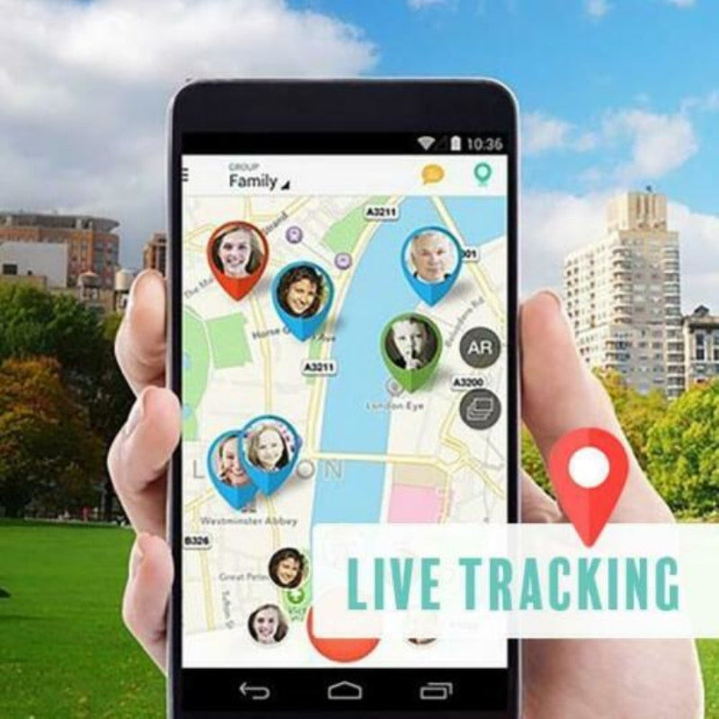 Mini GPS-Tracking-Gerät für Kinder mit Echtzeit-Ortung & SOS-Funktion