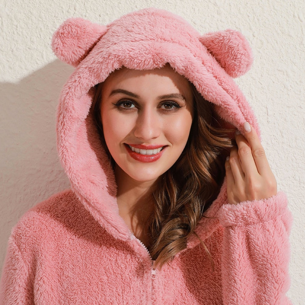 Onesie Jumpsuit für Frauen | Fleece Overalls | Schmusi