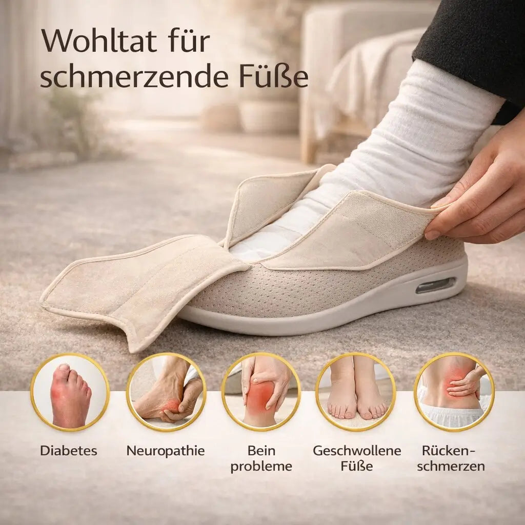 Orthopädische Schuhe | Breite Schuhe für Frauen & Männer | Diabetiker Schuhe | FußKomfort