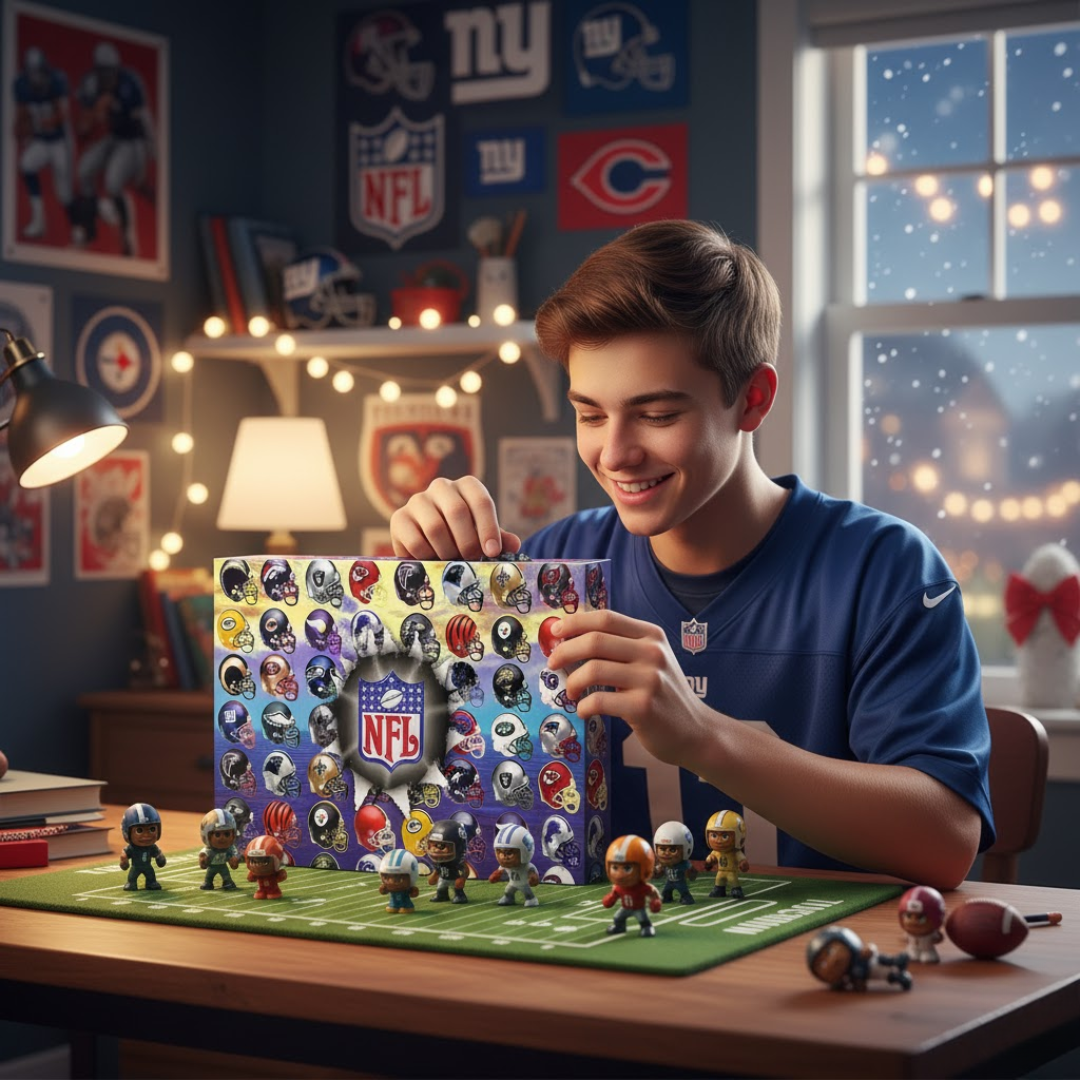 NFL Adventskalender – Team-Themen tägliche Überraschungen