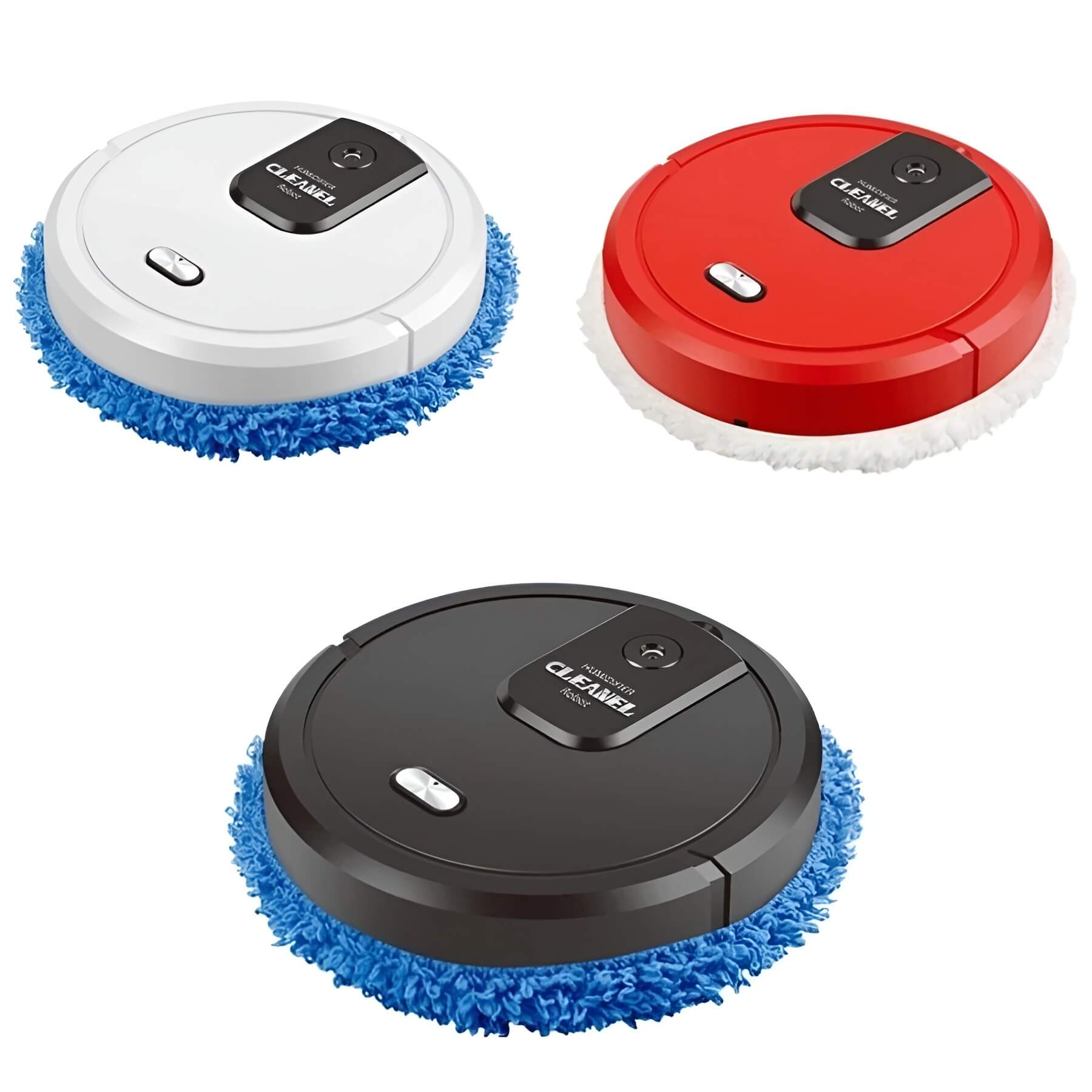 MobiSweep Staubsauger- und Wischroboter | 3-in-1-Funktion | Selbstaufladend & Flüsterleise | Kompakt 25×25×6,5 cm