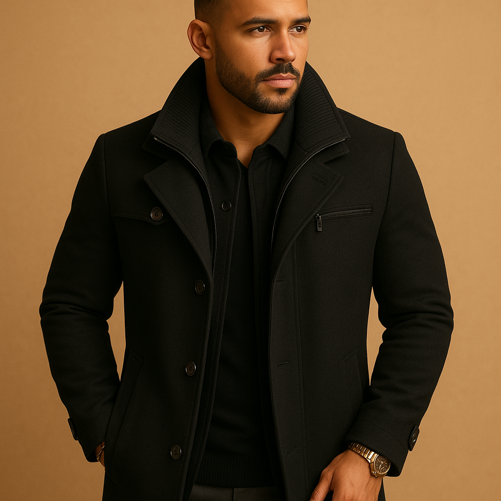 Herren Wasserdichte Winterjacke mit Verstellbaren Bündchen