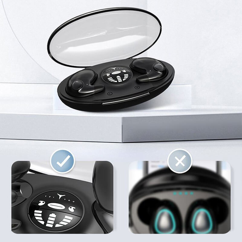 Silentone Unsichtbare Schlafkopfhörer Drahtlos | Bluetooth 5.3 | Geräuschunterdrückung & IPX5 Wasserdicht | 24h Akkulaufzeit